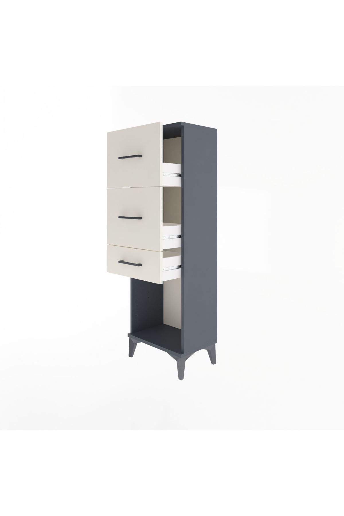 Arges Dolap 3 Çekmeceli 44x30x134 - S16M022V4A