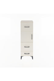 Arges Dolap Tek Raflı 3 Çekmeceli Tek Kapaklı 44x30x134 Aytaşı-Aytaşı