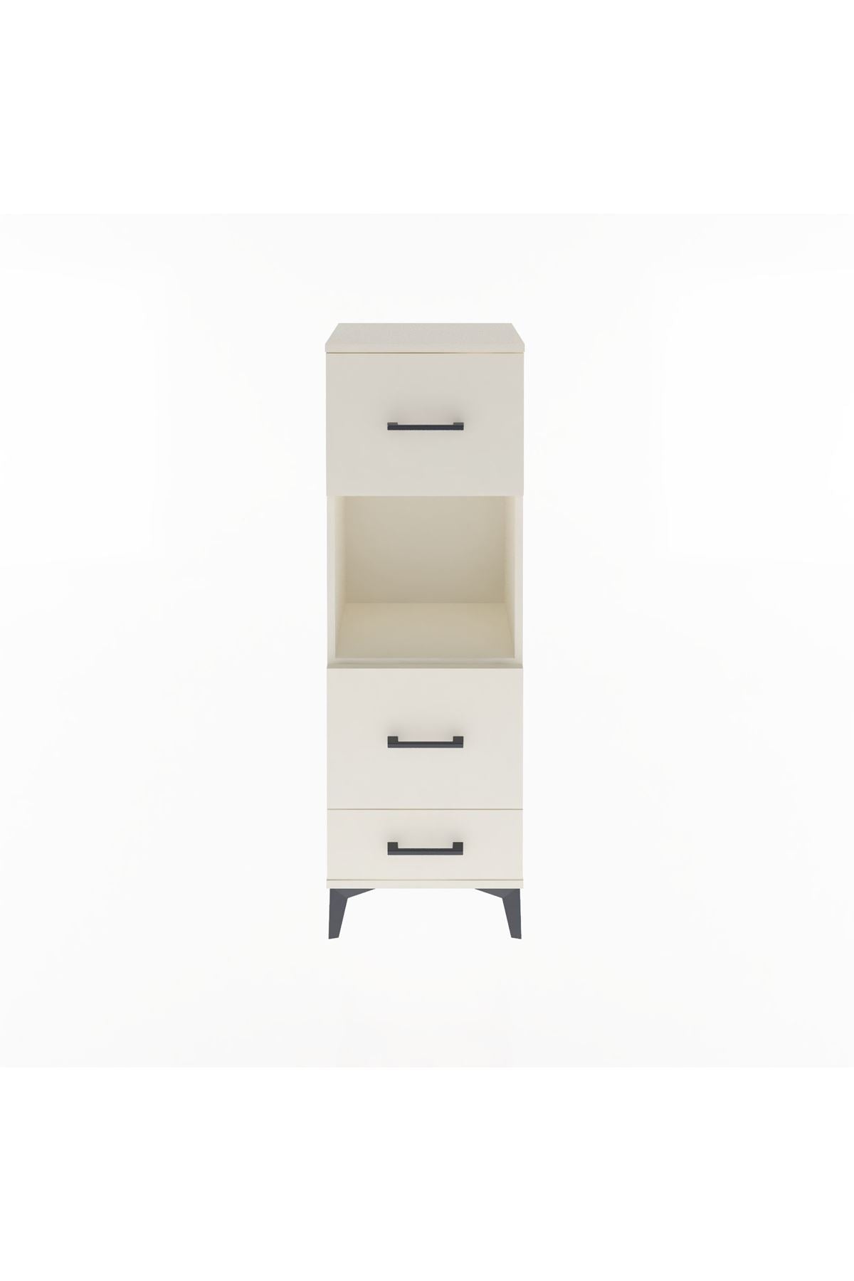 Arges Dolap Tek Raflı 3 Çekmeceli 44x30x134 Aytaşı-Aytaşı