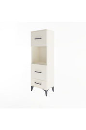 Arges Dolap Tek Raflı 3 Çekmeceli 44x30x134 Aytaşı-Aytaşı