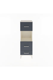 Arges Dolap Tek Raflı 3 Çekmeceli 44x30x134 Aytaşı-Antrasit