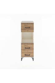 Arges Dolap Tek Raflı 3 Çekmeceli 44x30x134 Aytaşı-Çam