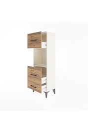 Arges Dolap Tek Raflı 3 Çekmeceli 44x30x134 Aytaşı-Çam