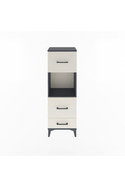 Arges Dolap Tek Raflı 3 Çekmeceli 44x30x134 Antrasit-Aytaşı