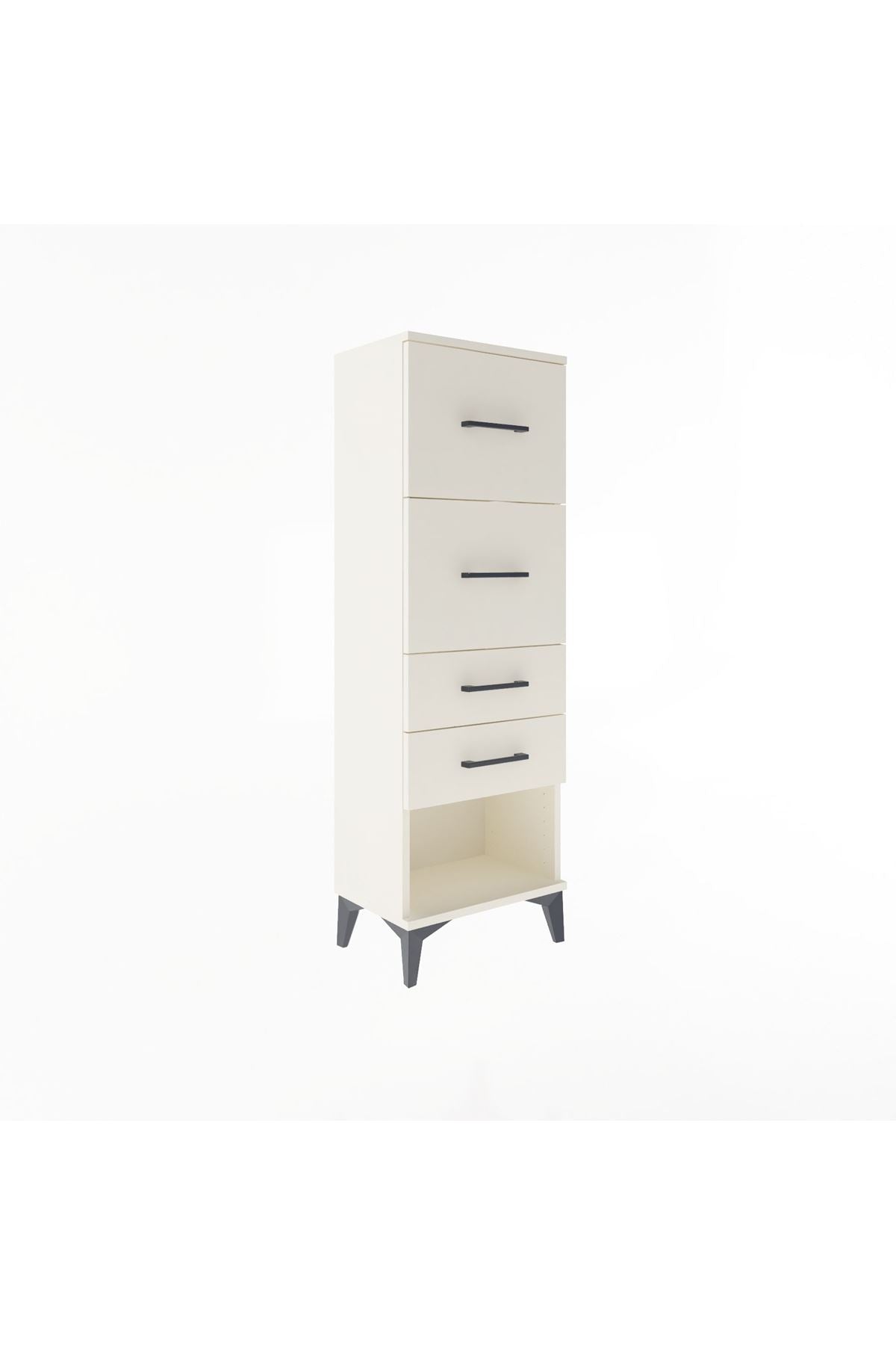 Arges Dolap 4 Çekmeceli 44x30x134 Aytaşı-Aytaşı