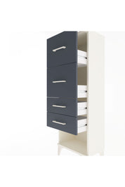 Arges Dolap 4 Çekmeceli 44x30x134 Aytaşı-Antrasit