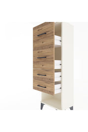 Arges Dolap 4 Çekmeceli 44x30x134 Aytaşı-Çam