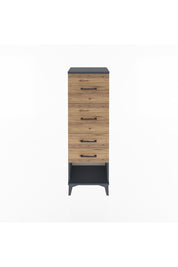 Arges Dolap 4 Çekmeceli 44x30x134 Antrasit-Çam