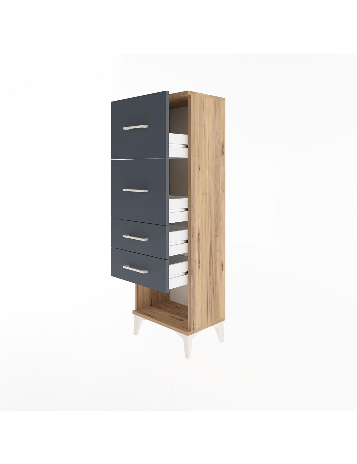 Arges Dolap 4 Çekmeceli 44x30x134 - S16M027V8A