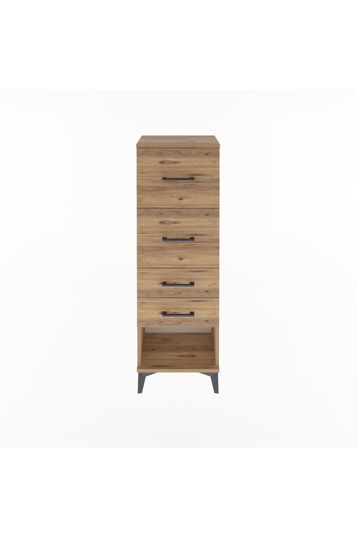 Arges Dolap 4 Çekmeceli 44x30x134 Çam-Çam