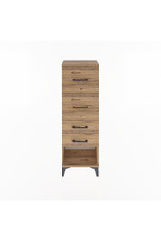 Arges Dolap 4 Çekmeceli 44x30x134 Çam-Çam