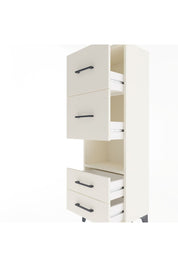 Arges Dolap Tek Raflı 4 Çekmeceli 44x30x134 Aytaşı-Aytaşı