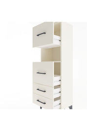 Arges Dolap Tek Raflı 4 Çekmeceli 44x30x134 Aytaşı-Aytaşı