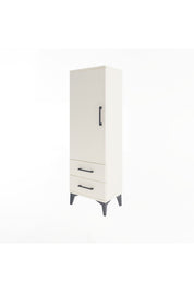 Arges Dolap 3 Raflı 2 Çekmeceli Tek Kapaklı 44x30x134 Aytaşı-Aytaşı