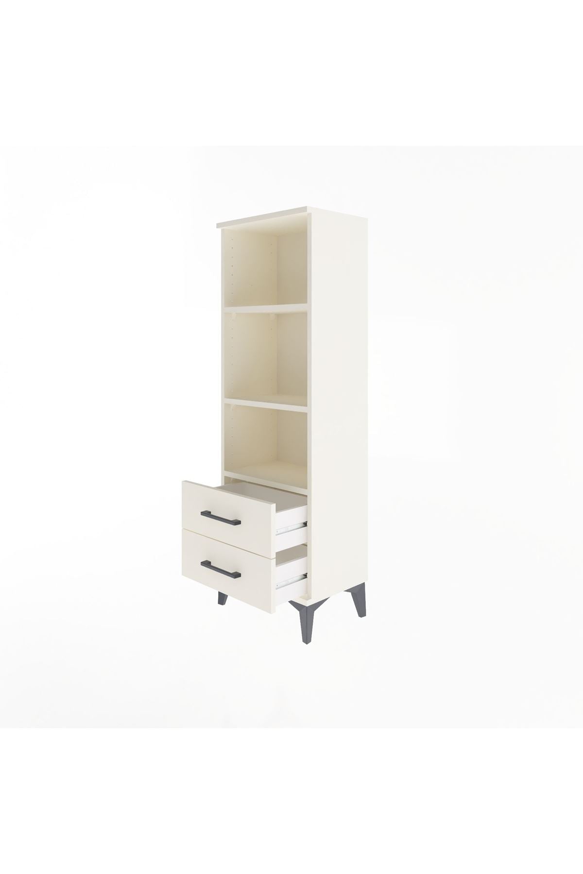 Arges Dolap 3 Raflı 2 Çekmeceli 44x30x134 Aytaşı-Aytaşı