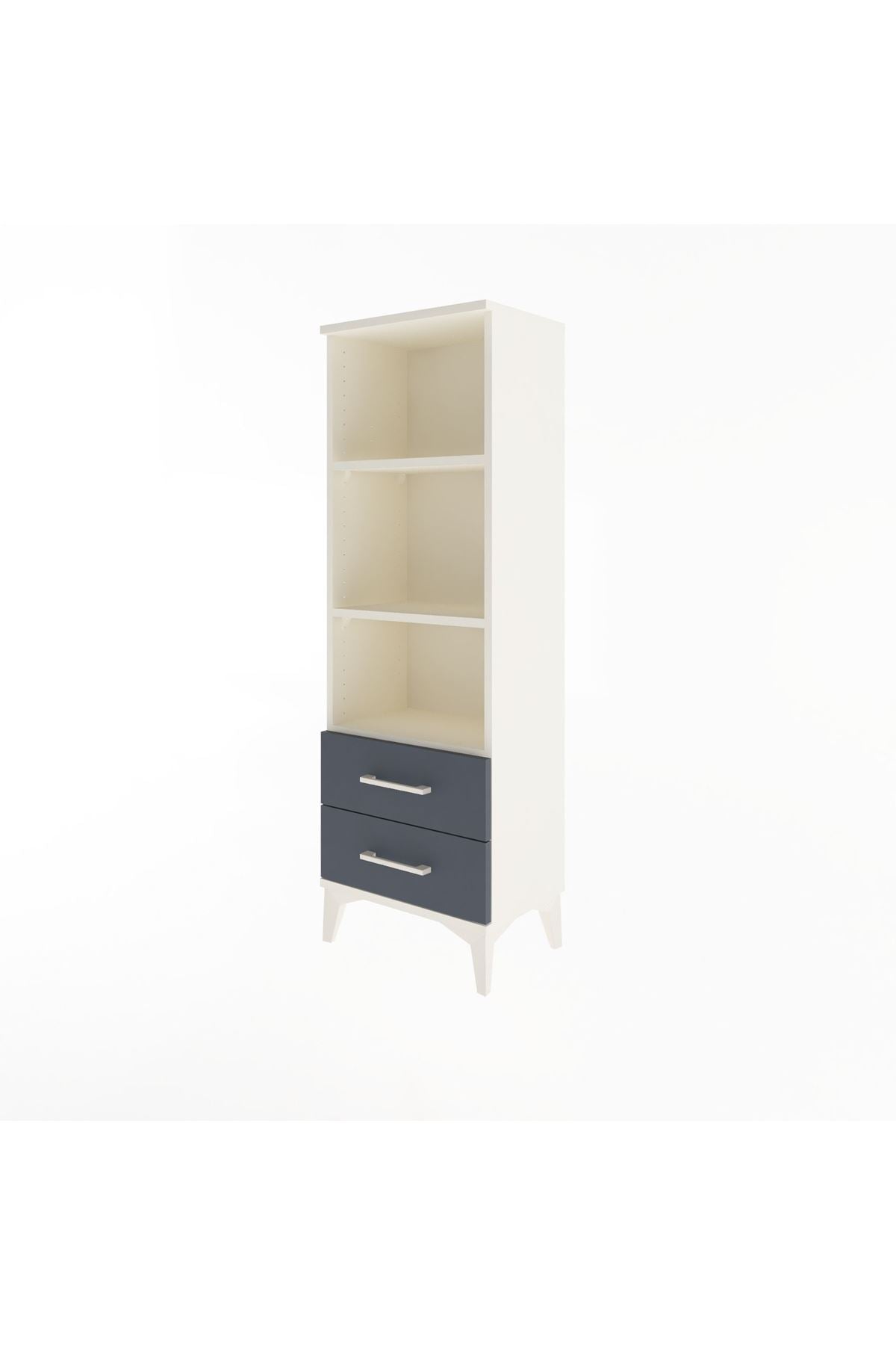 Arges Dolap 3 Raflı 2 Çekmeceli 44x30x134 - S16M031V2A