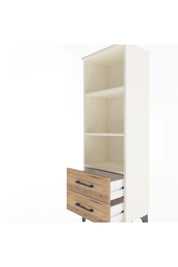 Arges Dolap 3 Raflı 2 Çekmeceli 44x30x134 Aytaşı-Çam