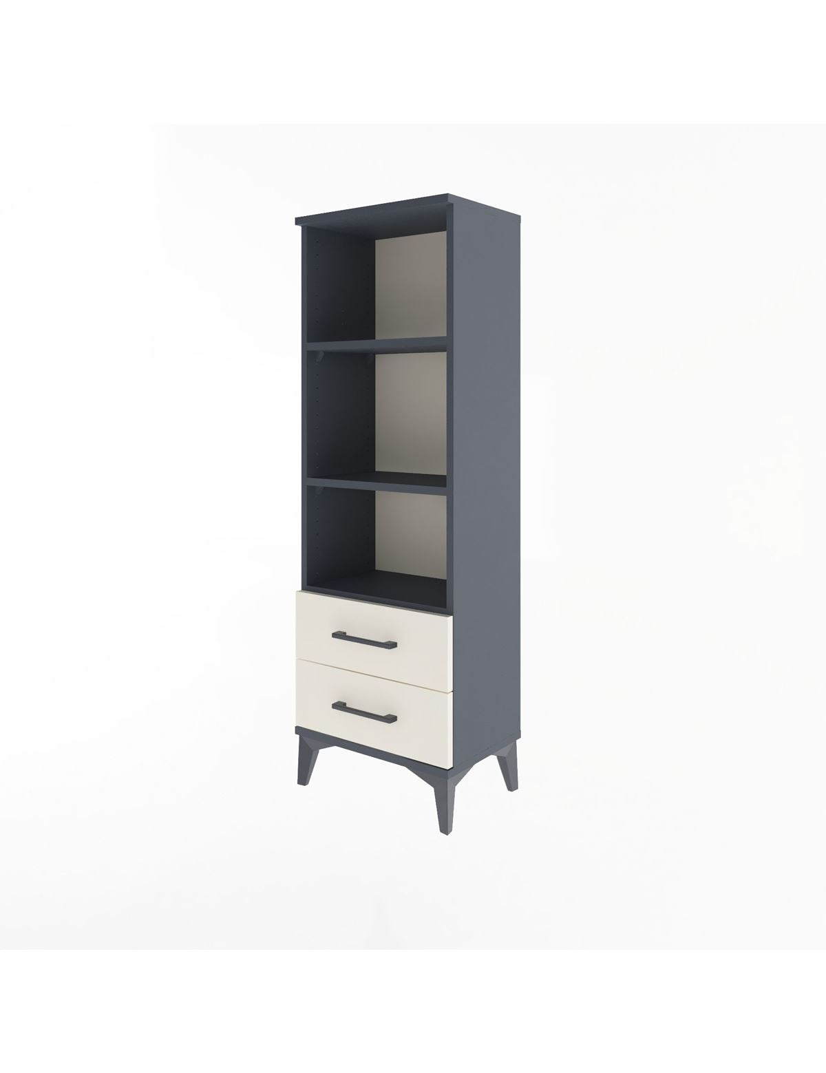 Arges Dolap 3 Raflı 2 Çekmeceli 44x30x134 - S16M031V4A