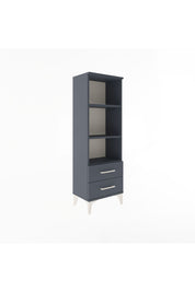 Arges Dolap 3 Raflı 2 Çekmeceli 44x30x134 Antrasit-Antrasit