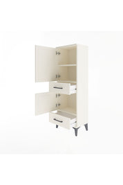 Arges Dolap 3 Raflı 2 Çekmeceli 2 Kapaklı 44x30x134 Aytaşı-Aytaşı