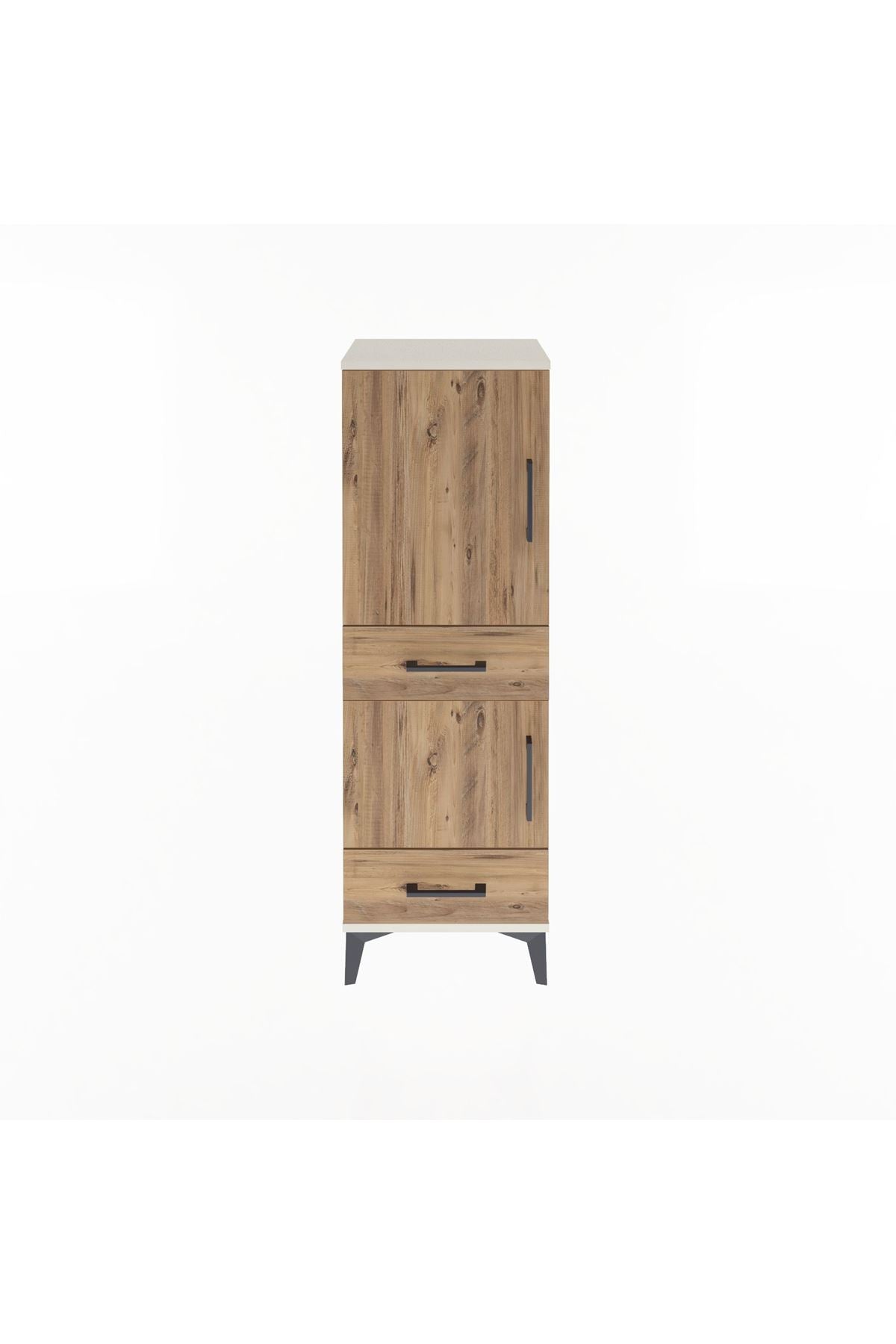 Arges Dolap 3 Raflı 2 Çekmeceli 2 Kapaklı 44x30x134 Aytaşı-Çam