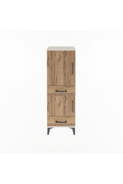 Arges Dolap 3 Raflı 2 Çekmeceli 2 Kapaklı 44x30x134 Aytaşı-Çam