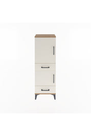 Arges Dolap 3 Raflı 2 Çekmeceli 2 Kapaklı 44x30x134 Çam-Aytaşı