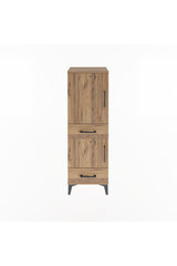 Arges Dolap 3 Raflı 2 Çekmeceli 2 Kapaklı 44x30x134
