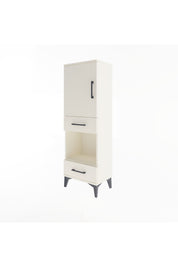 Arges Dolap 3 Raflı 2 Çekmeceli Tek Kapaklı 44x30x134 Aytaşı-Aytaşı