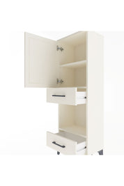 Arges Dolap 3 Raflı 2 Çekmeceli Tek Kapaklı 44x30x134 Aytaşı-Aytaşı