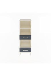 Arges Dolap 3 Raflı 2 Çekmeceli 44x30x134 Aytaşı-Antrasit