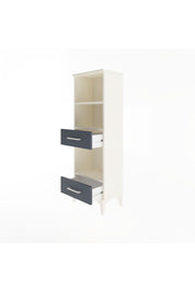 Arges Dolap 3 Raflı 2 Çekmeceli 44x30x134 Aytaşı-Antrasit