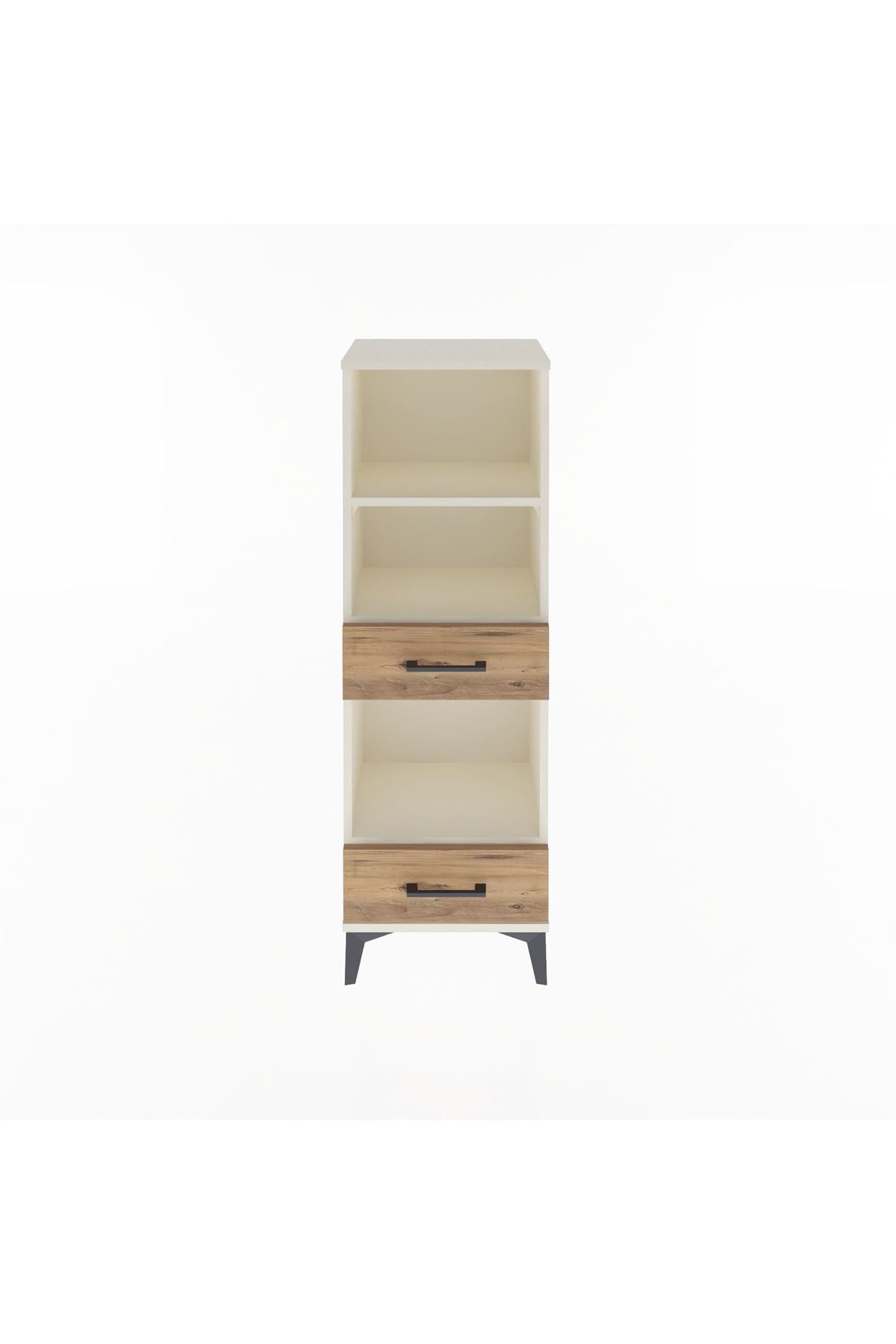 Arges Dolap 3 Raflı 2 Çekmeceli 44x30x134 Aytaşı-Çam