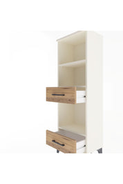 Arges Dolap 3 Raflı 2 Çekmeceli 44x30x134 Aytaşı-Çam