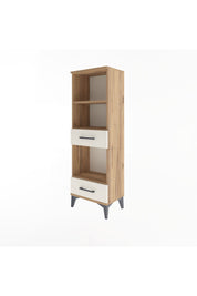 Arges Dolap 3 Raflı 2 Çekmeceli 44x30x134 Çam-Aytaşı