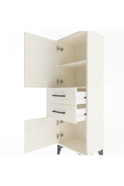 Arges Dolap 2 Raflı 2 Çekmeceli 2 Kapaklı 44x30x134 Aytaşı-Aytaşı