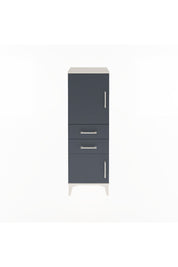Arges Dolap 2 Raflı 2 Çekmeceli 2 Kapaklı 44x30x134 Aytaşı-Antrasit