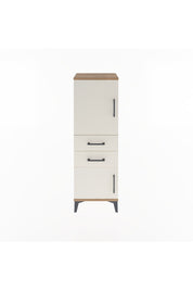 Arges Dolap 2 Raflı 2 Çekmeceli 2 Kapaklı 44x30x134 Çam-Aytaşı