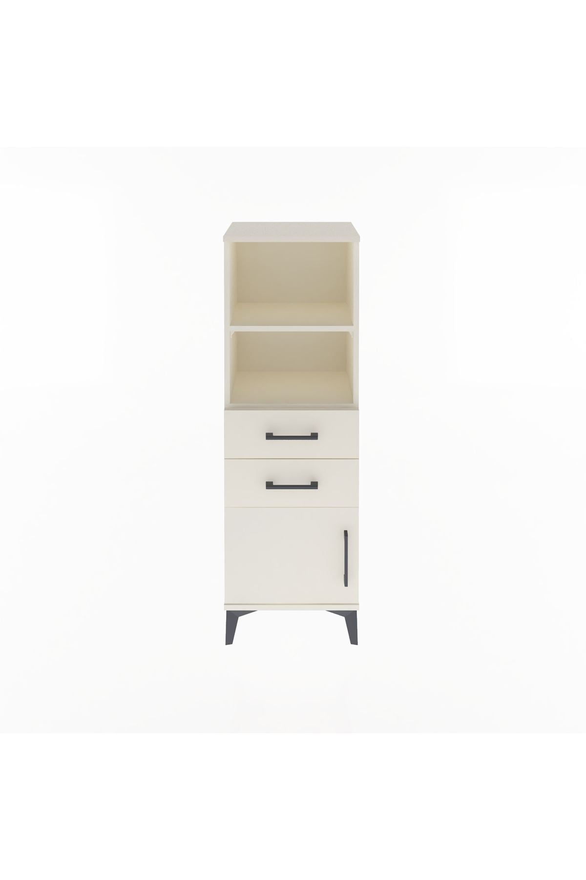 Arges Dolap 2 Raflı 2 Çekmeceli Tek Kapaklı 44x30x134 Aytaşı-Aytaşı