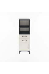 Arges Dolap 2 Raflı 2 Çekmeceli Tek Kapaklı 44x30x134