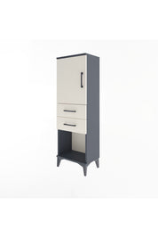 Arges Dolap 2 Raflı 2 Çekmeceli Tek Kapaklı 44x30x134 - S16M038V4A