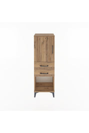 Arges Dolap 2 Raflı 2 Çekmeceli Tek Kapaklı 44x30x134 - S16M038V9A