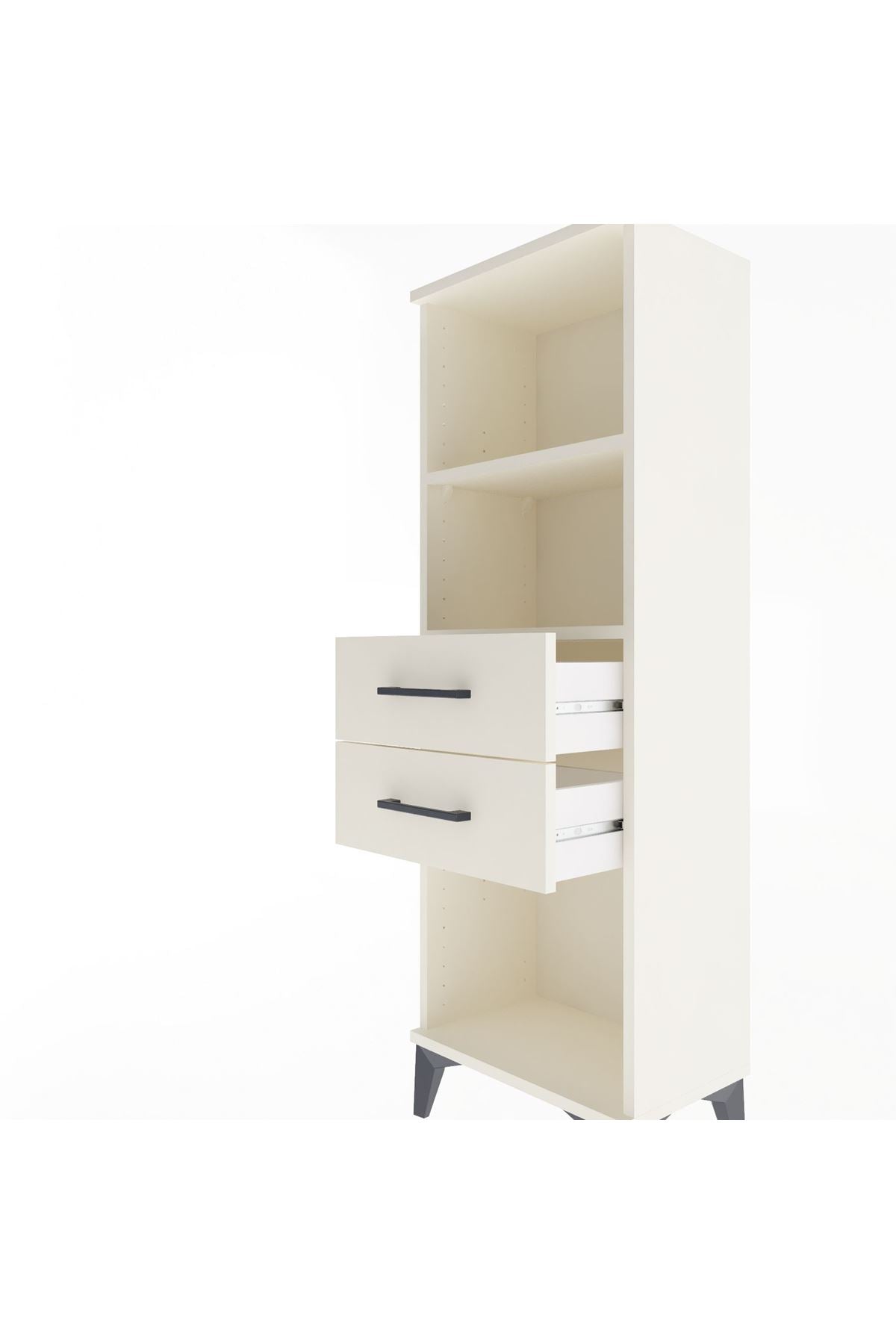 Arges Dolap 2 Raflı 2 Çekmeceli 44x30x134 Aytaşı-Aytaşı
