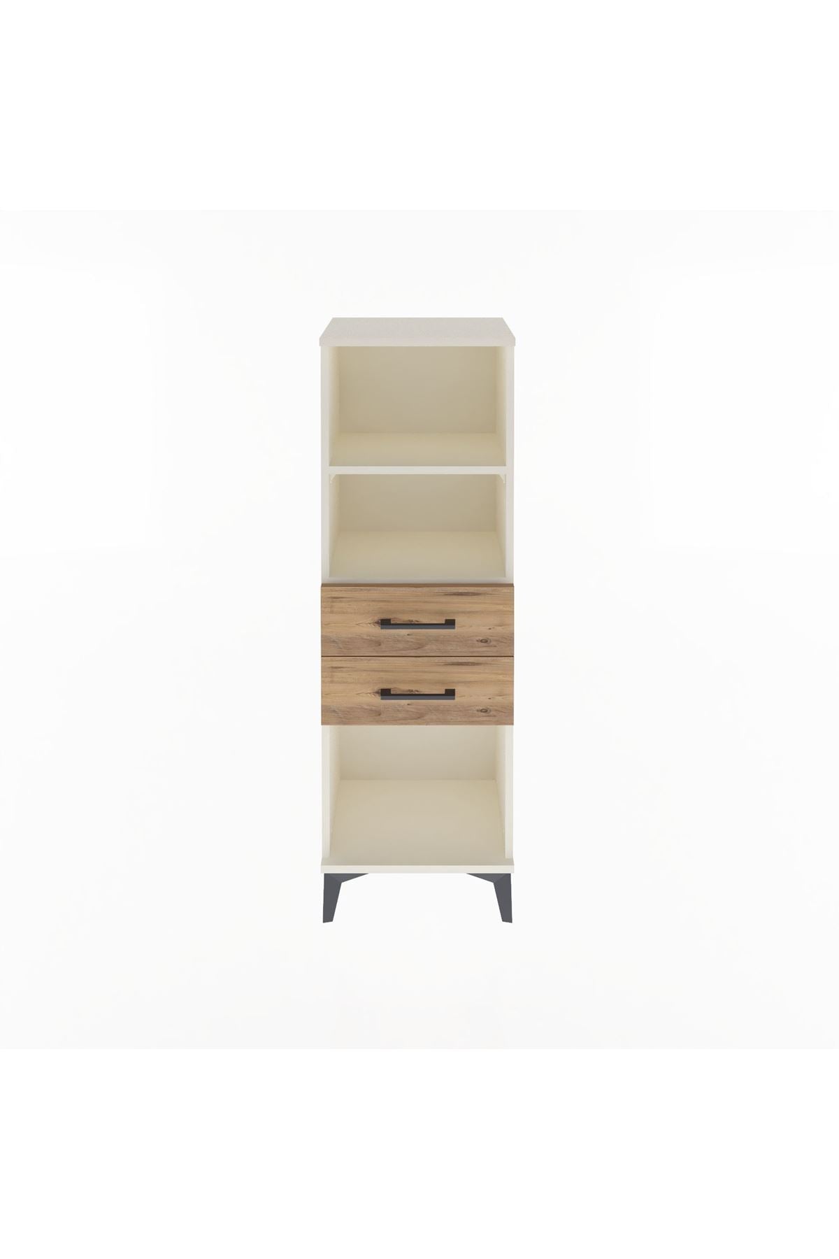 Arges Dolap 2 Raflı 2 Çekmeceli 44x30x134 Aytaşı-Çam