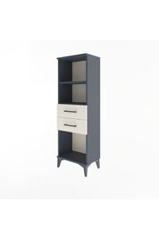 Arges Dolap 2 Raflı 2 Çekmeceli 44x30x134 Antrasit-Aytaşı
