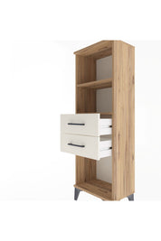 Arges Dolap 2 Raflı 2 Çekmeceli 44x30x134 Çam-Aytaşı
