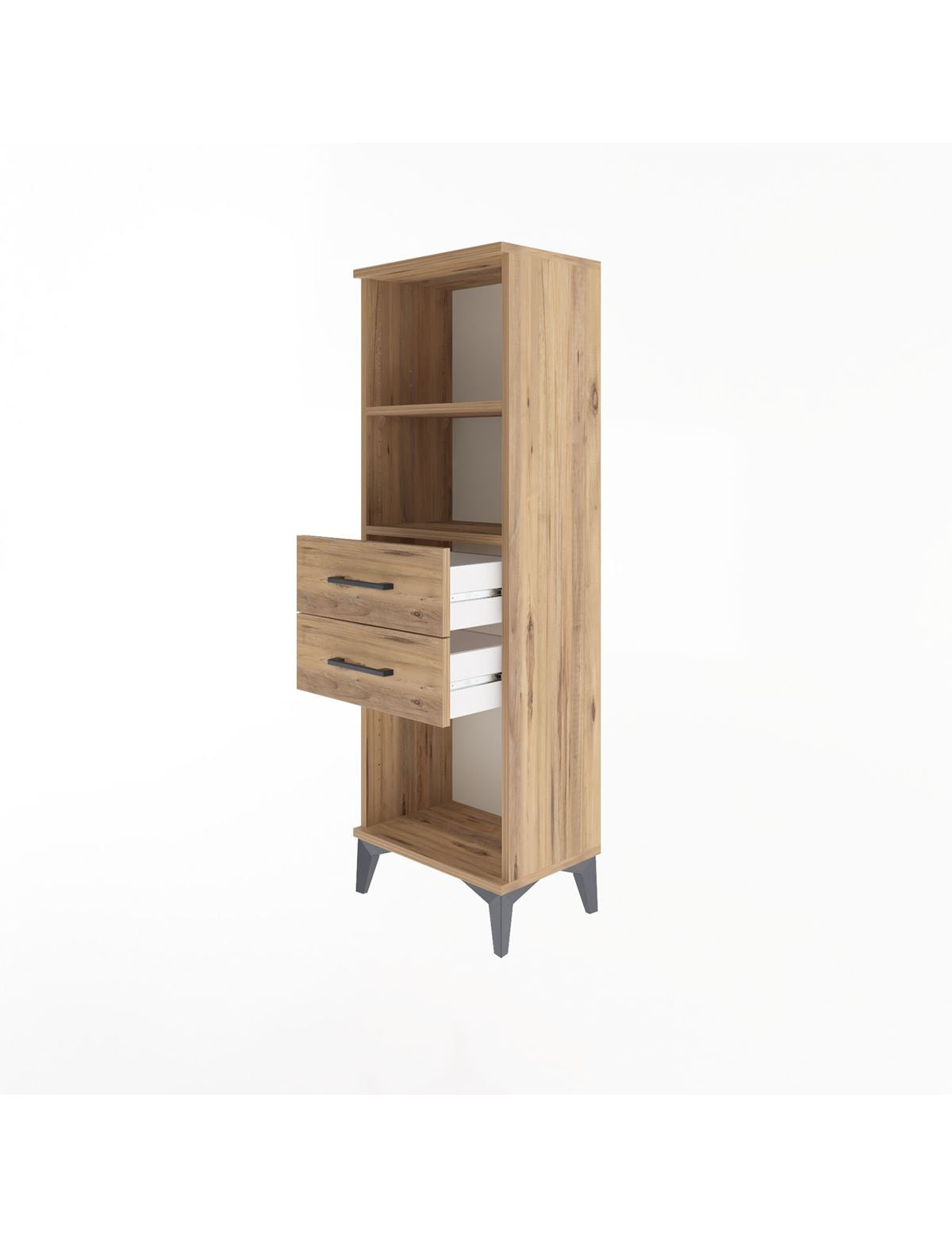 Arges Dolap 2 Raflı 2 Çekmeceli 44x30x134 - S16M039V9A