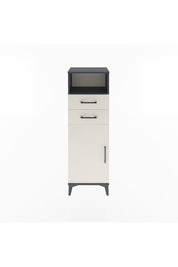 Arges Dolap 2 Raflı 2 Çekmeceli Tek Kapaklı 44x30x134 Antrasit-Aytaşı
