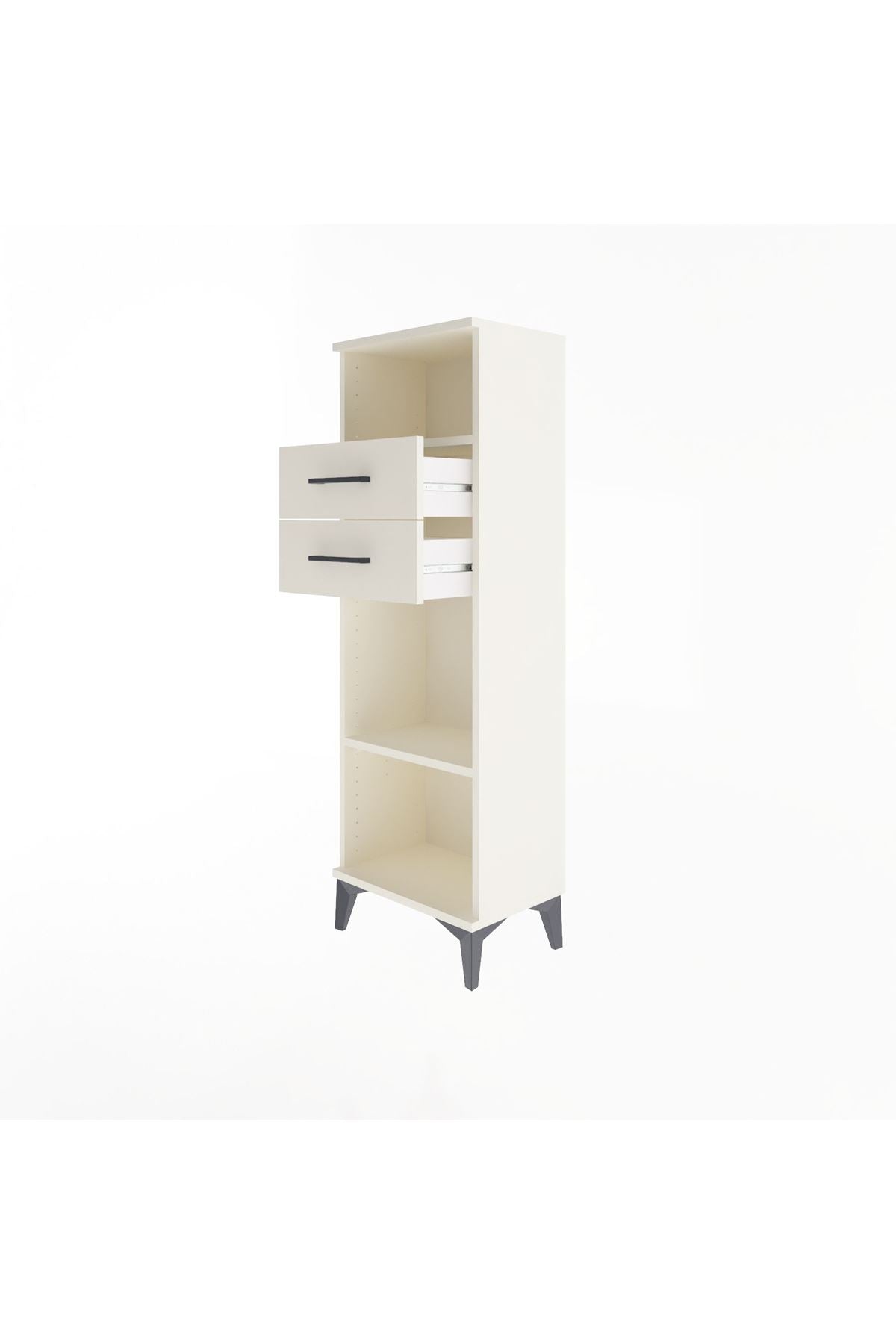 Arges Dolap 2 Raflı 2 Çekmeceli 44x30x134 Aytaşı-Aytaşı