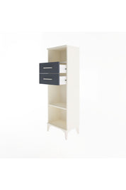 Arges Dolap 2 Raflı 2 Çekmeceli 44x30x134 Aytaşı-Antrasit
